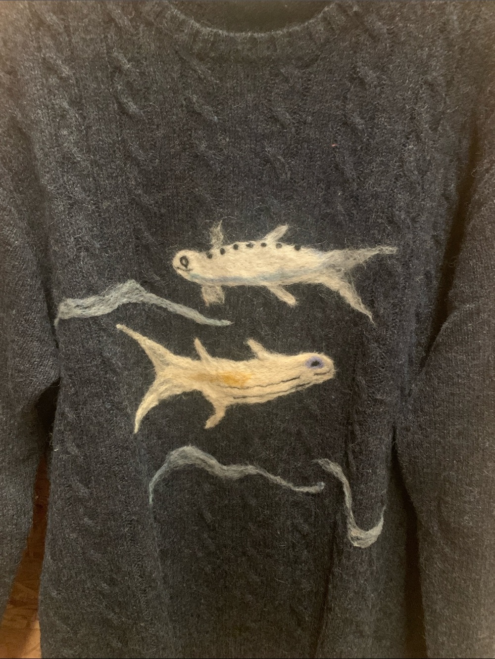 Shetland wool sweater